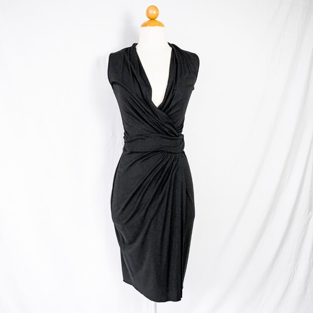 All Saints Wrap Draped Dress